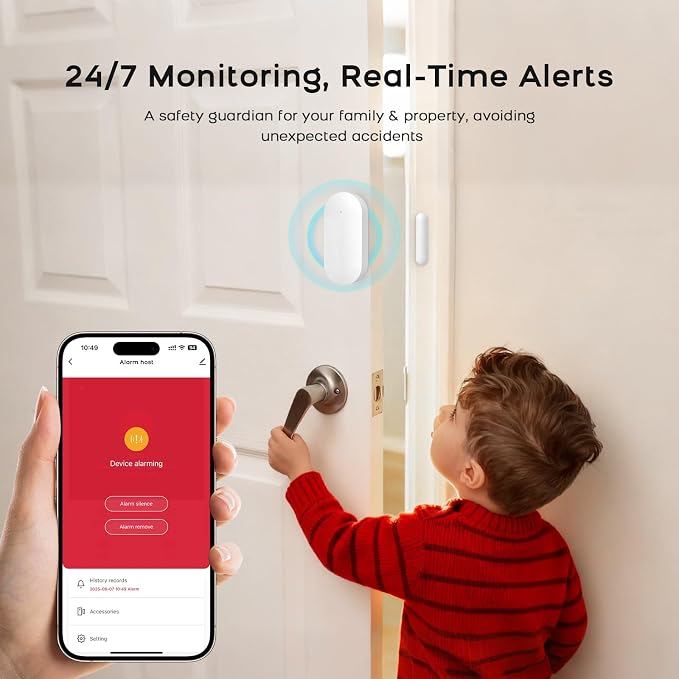 Alarm System for Home Security, SOS Button, Window Alarms, Door/Motion Sensors - Image 3
