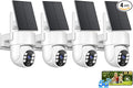 2K Security Camera System, 5GHz&2.4GHz WiFi Solar Wireless Cameras by STARTWITHGianteye