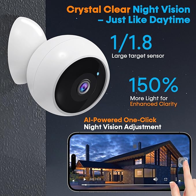 AMTIFO Security Cameras Wireless Outdoor Magnetic - Image 6