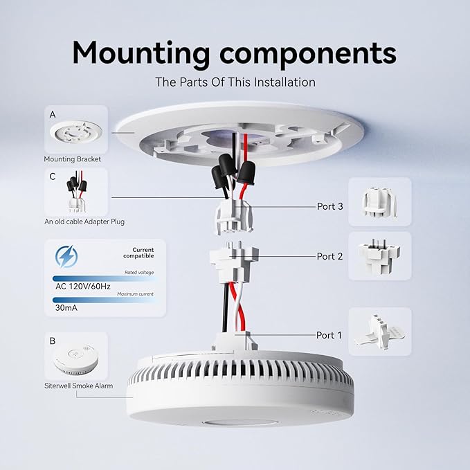 SITERWELL GA6217K Quick Connect Smoke Detector Adapter Plug - Image 3