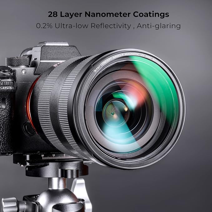 K&F CONCEPT 72mm Magnetic MC UV Lens Protection Filter + Lens Filter Cap - Image 5