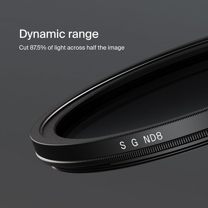 Urth 67mm Soft Graduated ND8 Lens Filter — 3-Stop, HD Optical Glass 20-Layer - Image 4