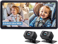 2-Kids Baby Car Camera for Seat: 6.9 Inch Ultrawide Display by Yakry