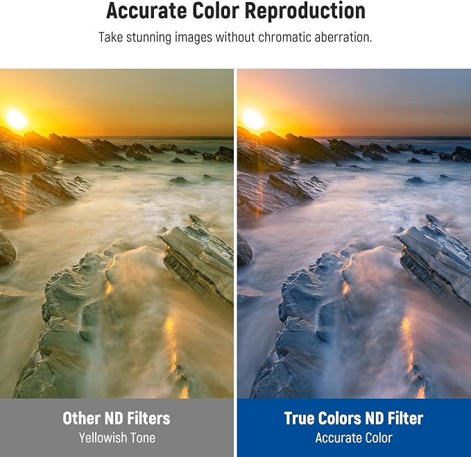 Neewer HD True Colors 49mm Variable ND Filter ND2-512, VND Filter & Magnetic - Image 4