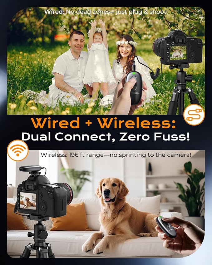for Fujifilm Camera Rechargeable Remote Shutter Release - Image 2
