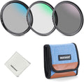NEEWER 62mm UV CPL ND Lens Filter Kit, UV Protection + Circular Polarizing + by Neewer