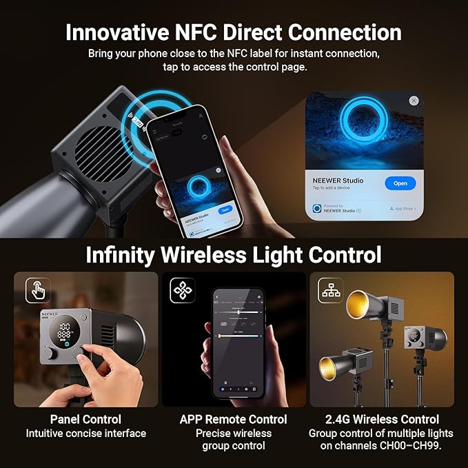 NEEWER 60W Mini LED Video Light - Image 7