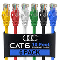 Ultra Clarity Cables Cat6 Ethernet Cable, 10 Feet LAN, utp Cat 6, Network Cord by UltraClarityCables