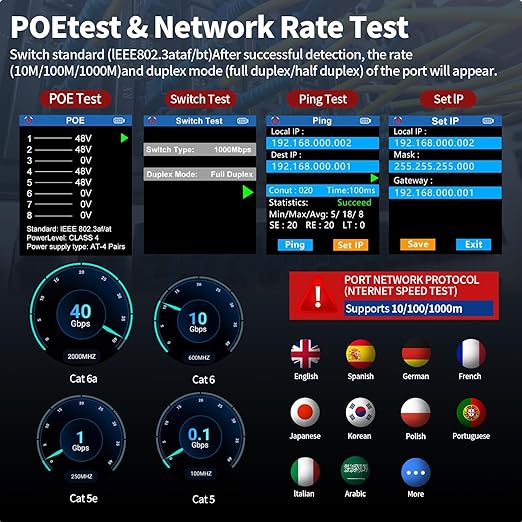 NOYAFA NF-8506 Network Cable Tester - Image 4