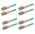 SpeedyFiberTX 4-Pack 0.2 Meter Multimode 10G OM3 50/125 Fiber Optic Patch Cable by SpeedyFiberTX