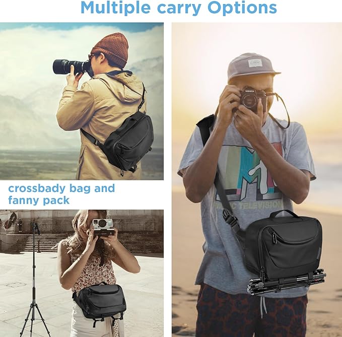 TAAOKA Camera Sling Bag, Waterproof Camera Case - Image 6