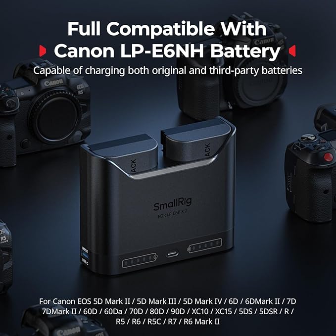 SMALLRIG LP-E6NH Camera Battery Set - Image 5