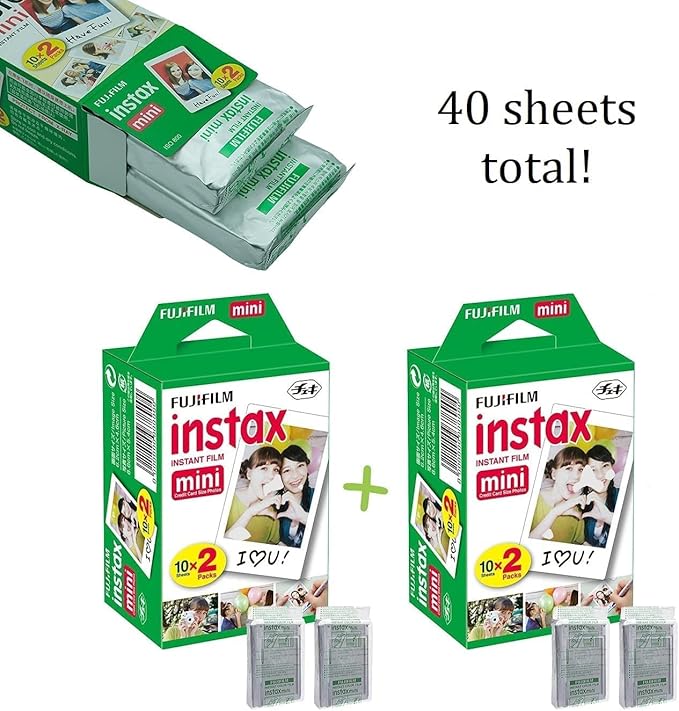 Fujifilm Instax Mini 12 Instant Camera Clay White + Fuji Film Value Pack + - Image 2