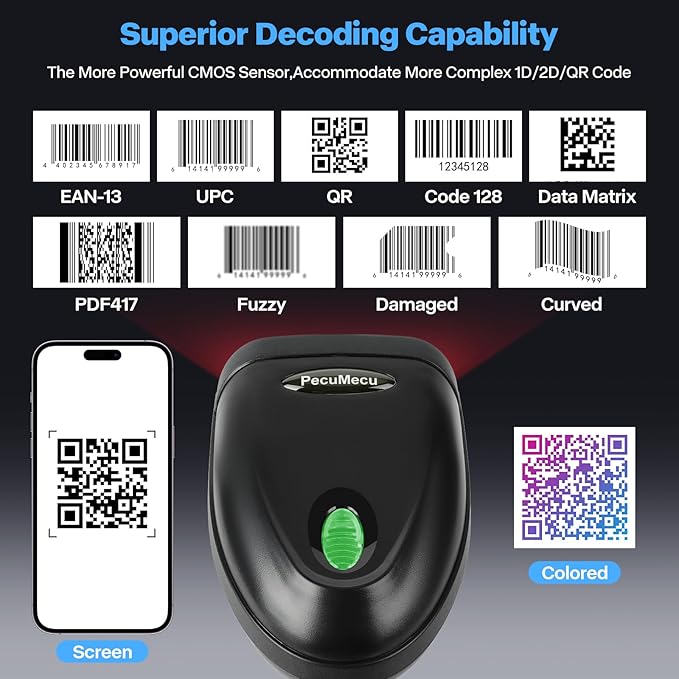 Bluetooth 2D Barcode Scanner - Image 6