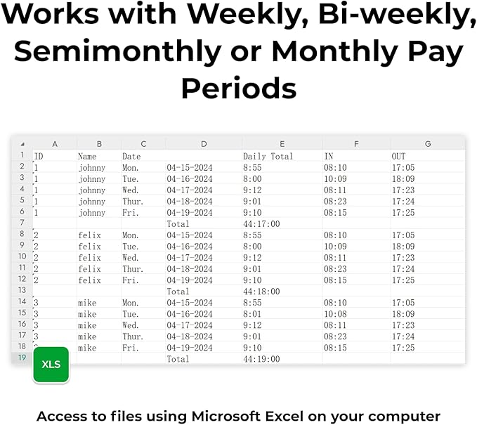 ANVIZ Time Clocks for Small Business Employees CX3 - Image 3