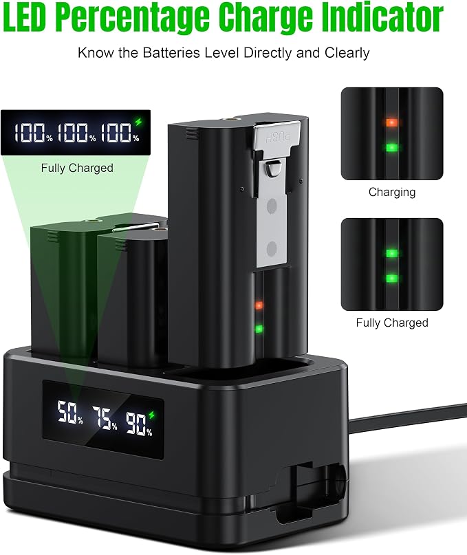 Replacement Battery for Ring Camera, Spotlight and Stick Up Cam, LED Display - Image 4