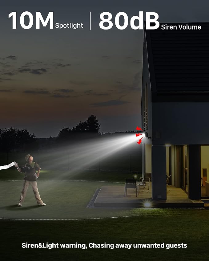 Security Cameras Wireless Outdoor, Flood Light Solar Cameras - Image 3