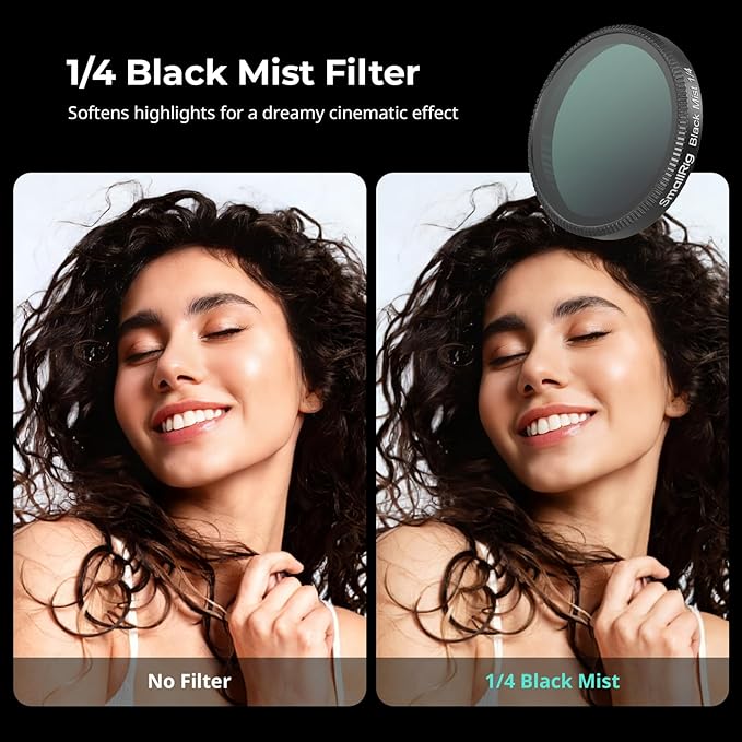 SmallRig Filter Kit for DJI Osmo Action 6, 6 Pack ND8 ND16 ND32 CPL UV 1/4 - Image 6