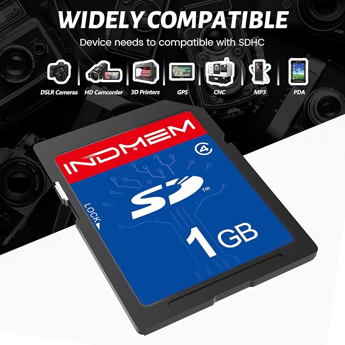 SD Card 1GB, 5 Pack SD Card Class 4 Flash Memory Card MLC Stanard Secure - Image 5