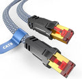 Snowkids Cat 8 Ethernet Cable 6.6 FT 2 Pack, Braided Heavy Duty High Speed by Snowkids