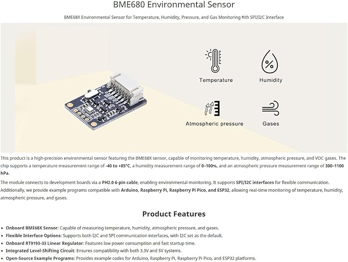 BME680 Environmental Sensor - Image 5