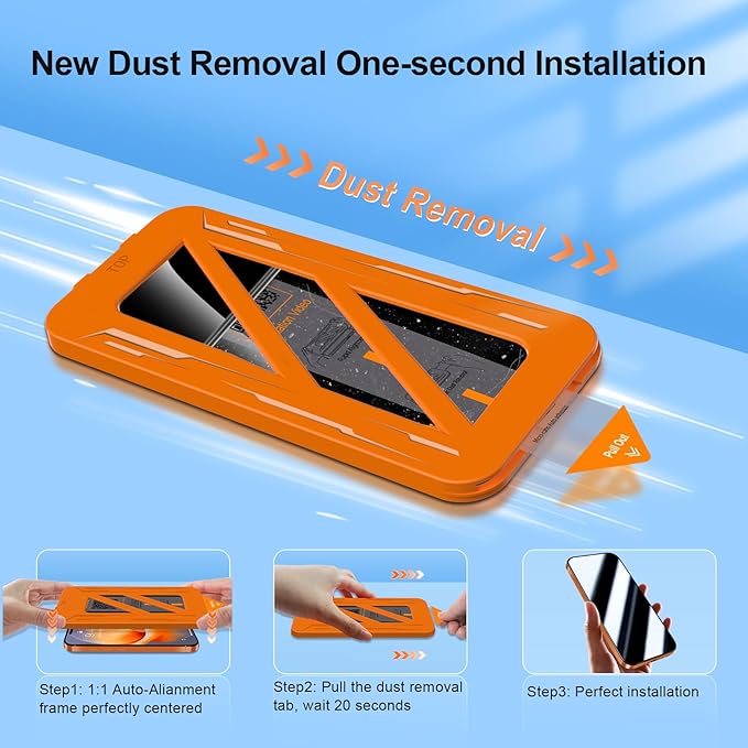 QHOHQ 3 Pack Privacy Screen Protector - Image 3