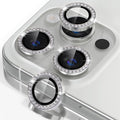 Misea Compatible for iPhone 16 Pro/iPhone 16 Pro Max Camera Lens Protector Bling by Misea