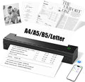 Portable Printer Wireless for Travel, D80 Thermal Printer, Inkless Printers by Unknown