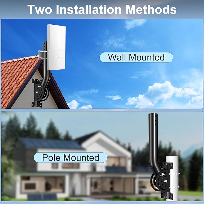 Heavy Duty Antenna Pole Mount, Pole/Wall Mount - Image 5