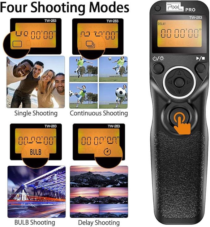Wireless Remote Shutter Release Cable Wired Timer Remote Control TW-283DC0 - Image 7