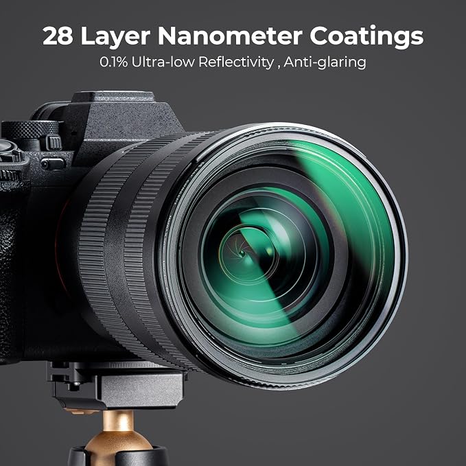 K&F CONCEPT 62mm Ultra-Low Reflectivity MCUV Lens Protection Filter 28 - Image 5