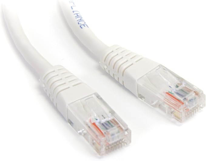STARTECH.COM 1FT White Molded CAT5E UTP Patch Cable by StarTech