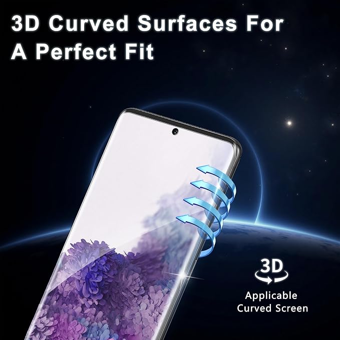 2+2 Pack for Samsung Galaxy S20 Plus Screen Protector and Camera Protectors - Image 5