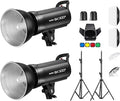 Godox 2X SK300II Studio Flash Strobe Kit:2.4G 600Ws Speedlite Flash Monolight by GODOX