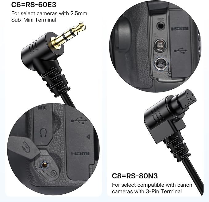 for Canon Camera Rechargeable Remote Shutter Release - Image 7