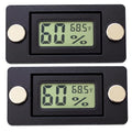 2 Pcs Magnetic Jumping Spider Enclosure Thermometer and Humidity Gauge by Unknown