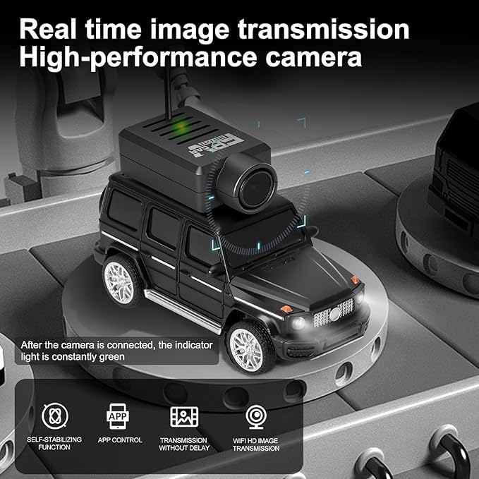 GoolRC WLtoys 6406 Mini RC Car, 2.4GHz 1:64 Scale FPV Remote Control Car - Image 5