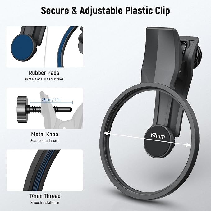 NEEWER 67mm Clip On Variable ND Filter - Image 5