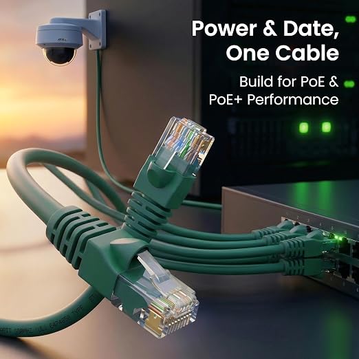 GEARit Cat 6 Ethernet Patch Cables 2 ft Green, CAT6 High Speed 24AWG 10Gbps - Image 7