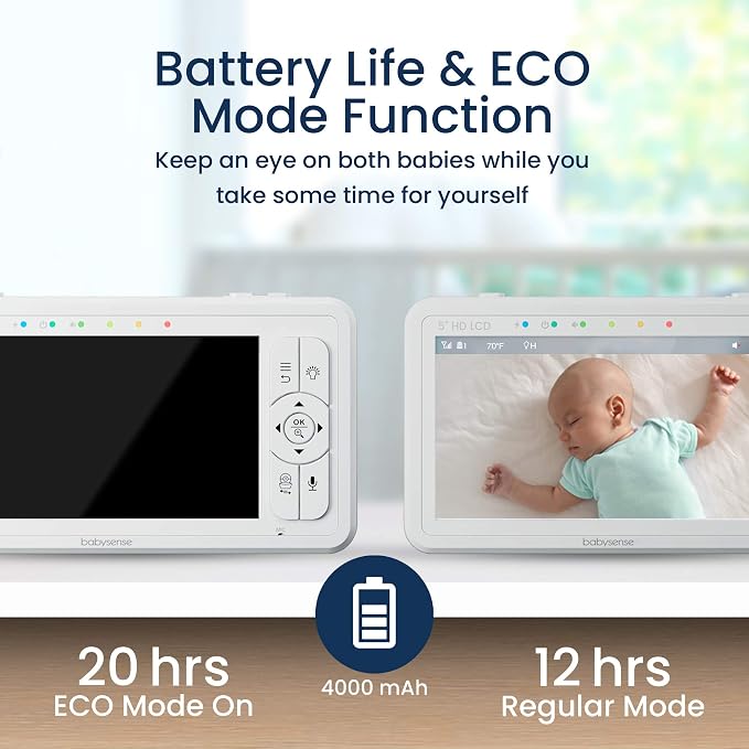 Babysense HD 5" Video Baby Monitor - Image 5
