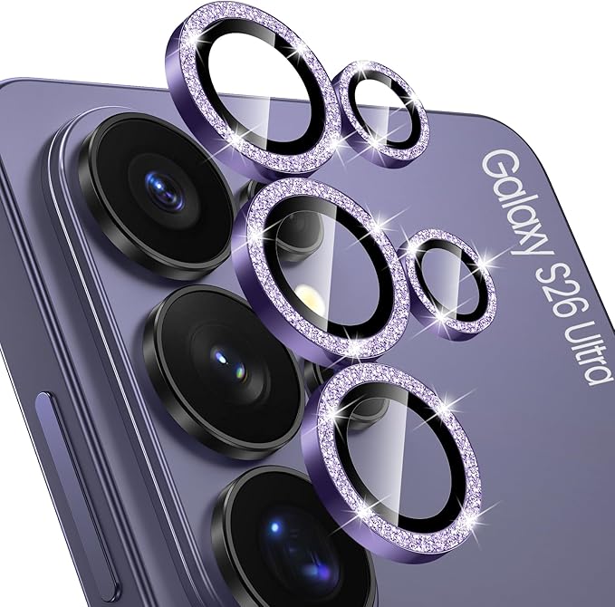Tensea (3+2PCS Compatible with Samsung Galaxy S26 Ultra Camera Lens Protector by Tensea