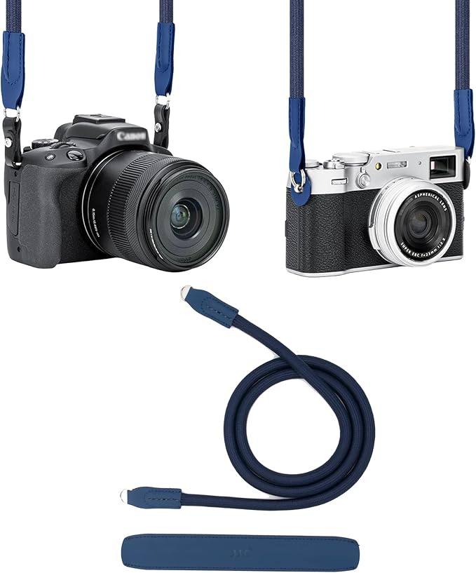 JJC 115cm Braided Rope Camera Strap, Soft Neck Shoulder Strap by JJC