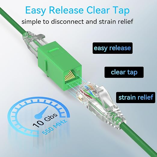 Sokqovt Cat6a Slim 6ft Ethernet Patch Cable - 10G 550MHZ - Image 6