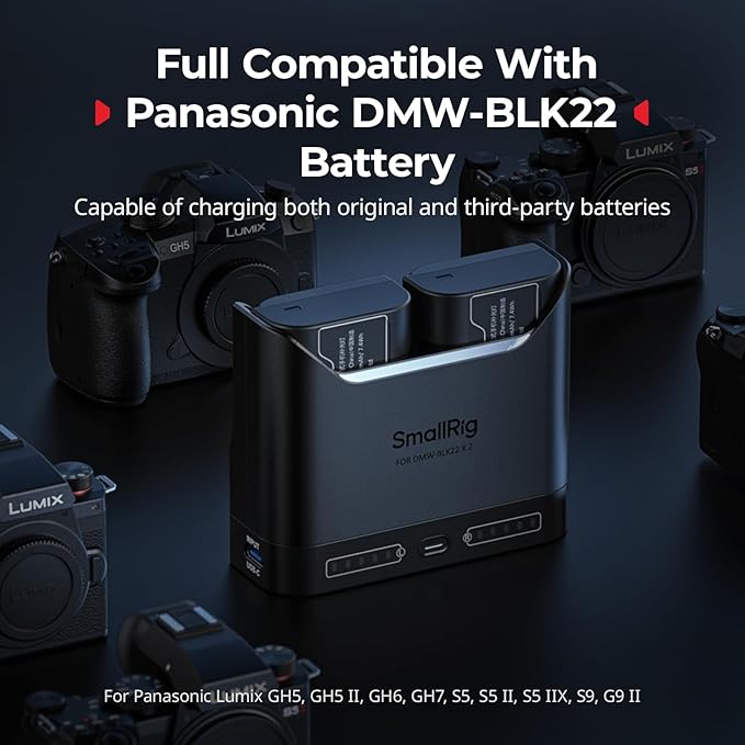 SMALLRIG DMW-BLK22 Battery Charger - Image 4