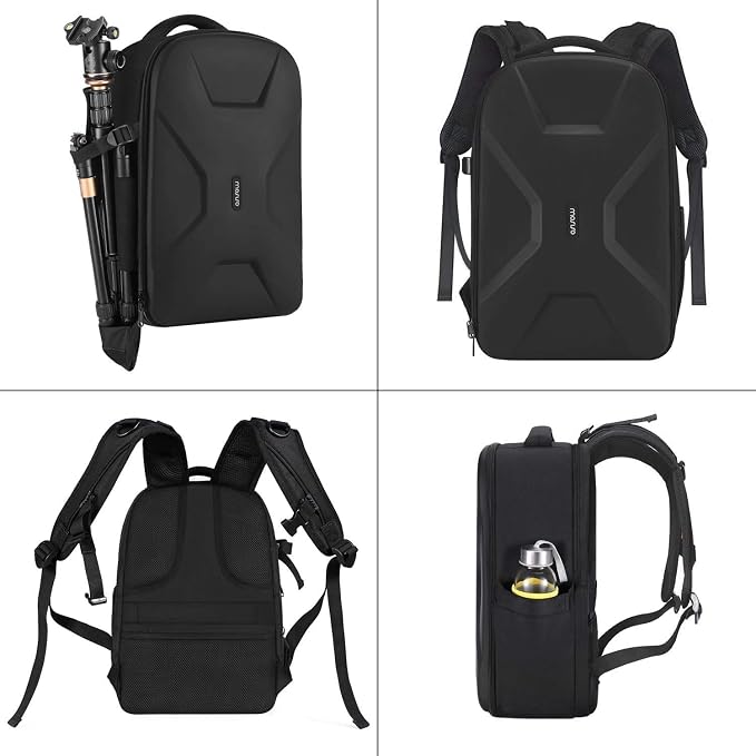 MOSISO Camera Backpack, DSLR/SLR/Mirrorless Photography Camera Bag Full Open - Image 5