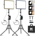 2-Pack LED Video Light Kit, NiceVeedi Studio Light, 2800-6500K Dimmable by NiceVeediOfficial