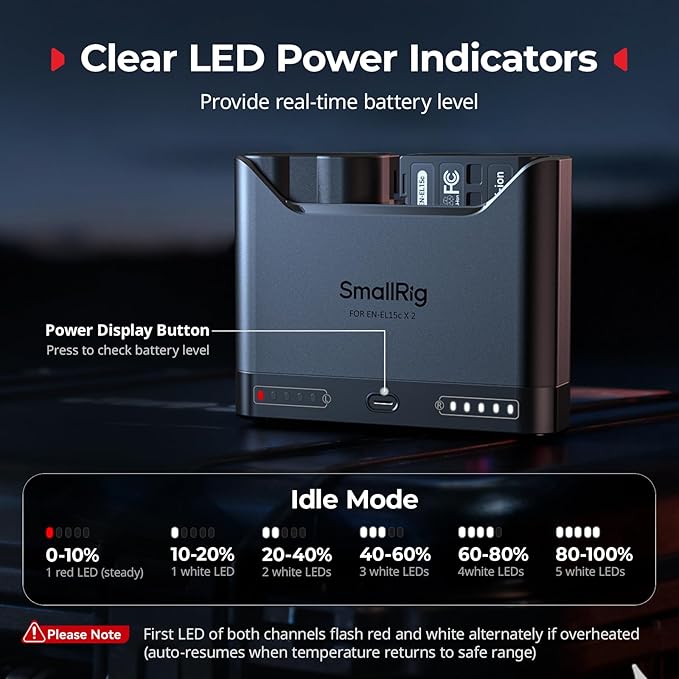 SMALLRIG EN-EL15c Camera Battery Set - Image 6