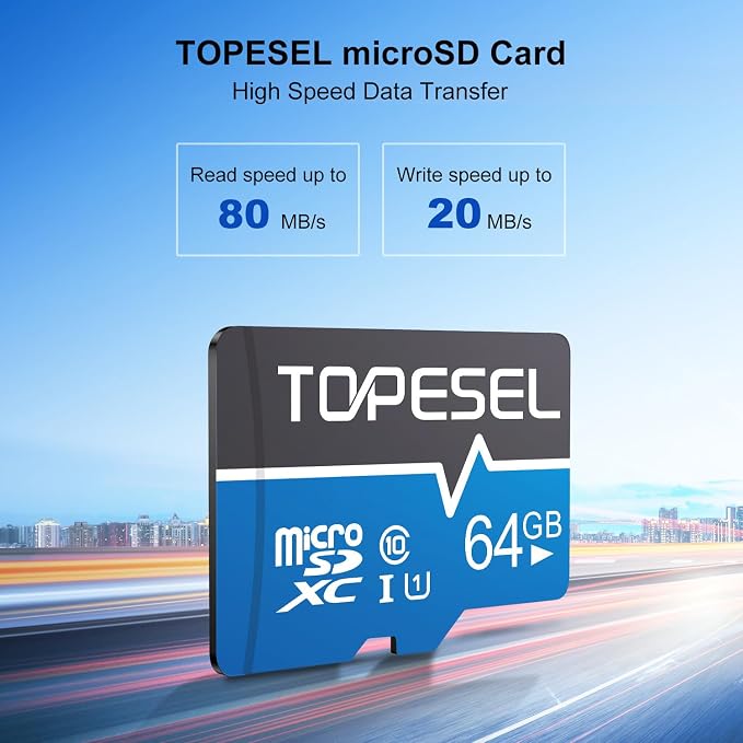 TOPESEL 64GB Micro SD Card 5Pack Micro SDXC Memory Card UHS-I, High Speed Flash - Image 2