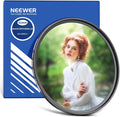 NEEWER 62mm Black Diffusion 1/4 Filter Dreamy Soft Cinematic Effect Filter by Neewer
