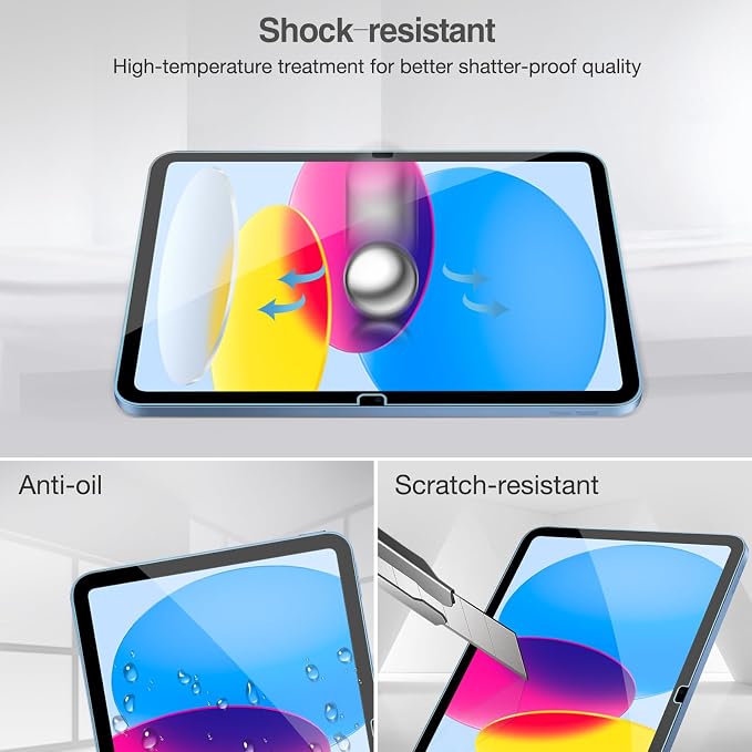ProCase 1+3 Pack Tempered Screen Protector - Image 5
